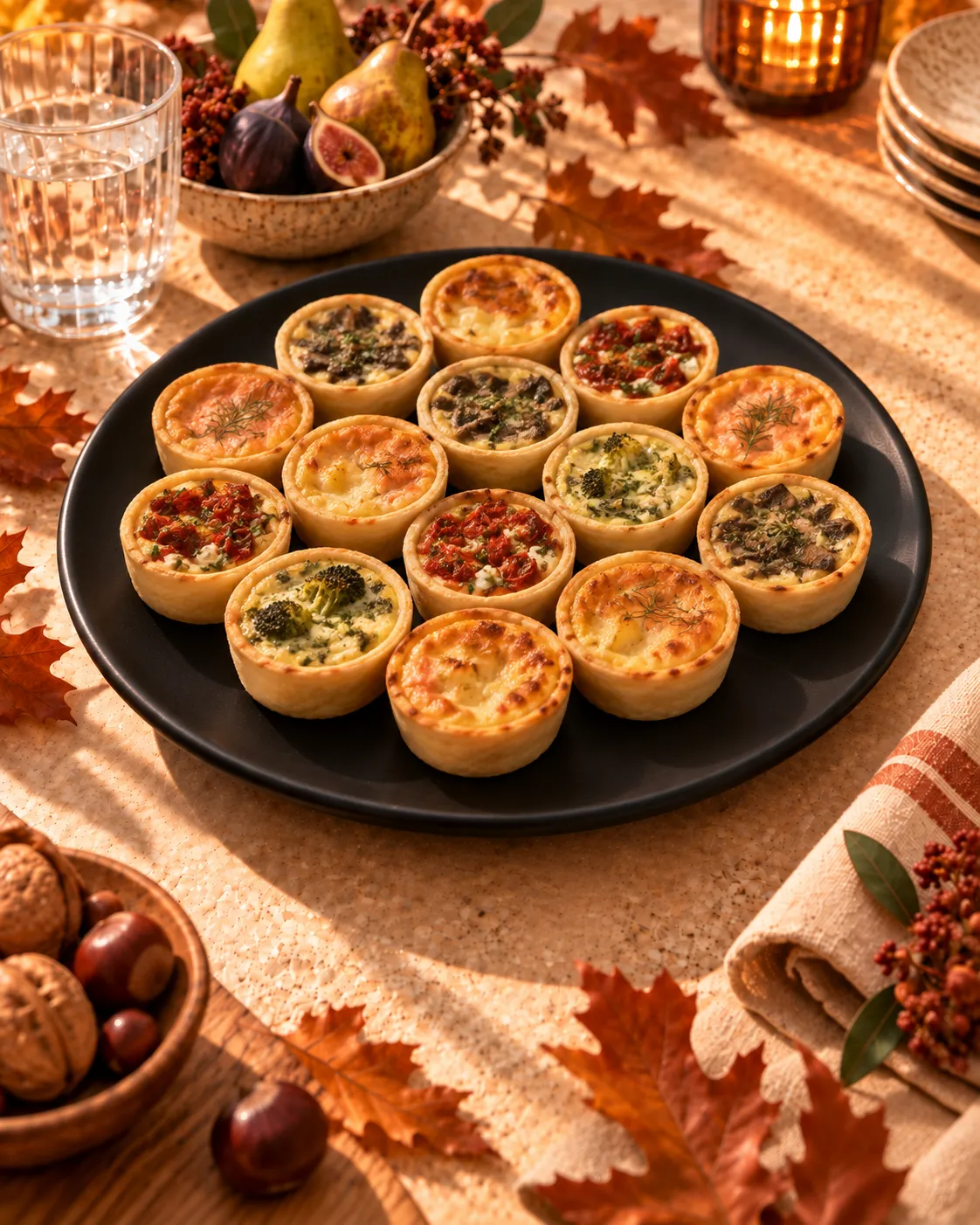 Mini quiches salées 50 pièces
