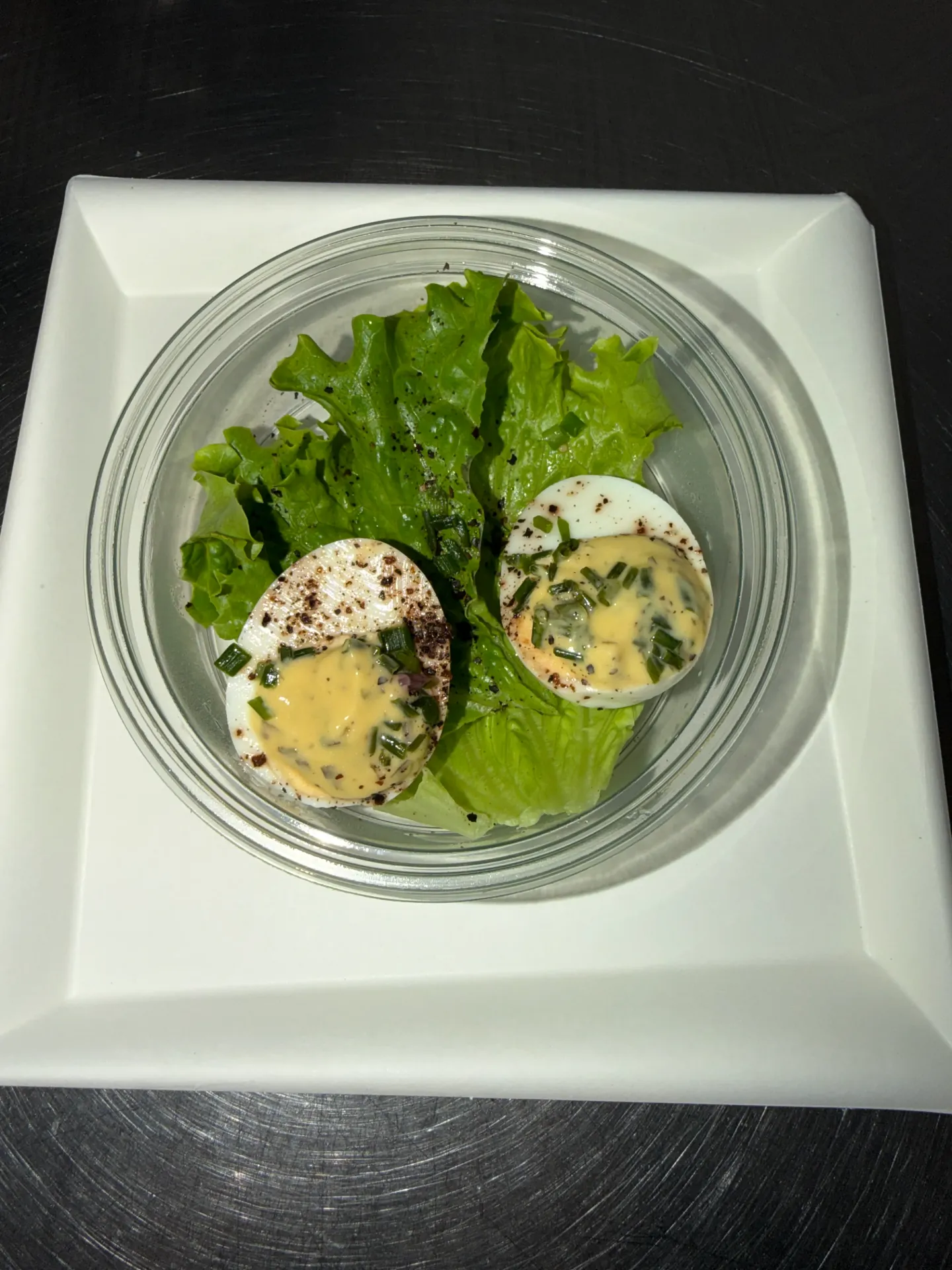 Oeuf dur sauce béarnaise