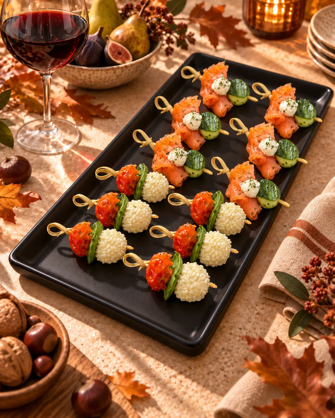 Brochettes Terre & Mer 2 saveurs 25 pièces