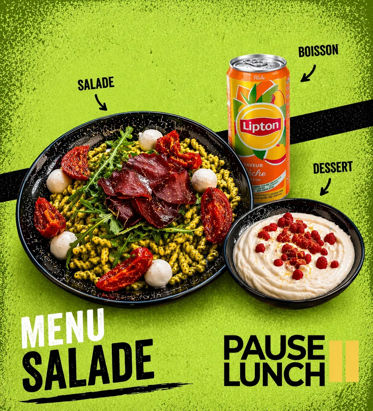 Menu salade à partir de: